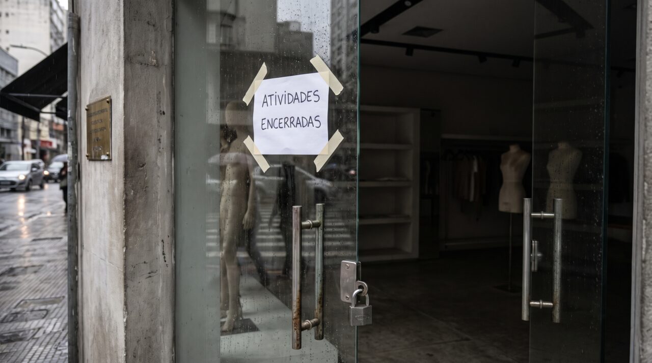 Depois de 36 anos na moda, marca fecha suas últimas 31 lojas e 591 empregos desaparecem enquanto sua presença física chega ao fim