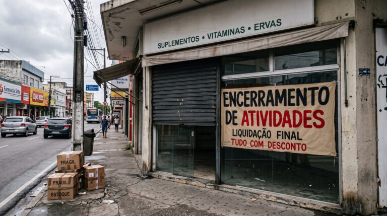 Depois de 85 anos vendendo vitaminas, rede entra em falência e planeja fechar até 1.200 lojas, porque queda nas vendas físicas e fechamentos temporários cortaram receita enquanto dívida elevada e uma estrutura extensa pressionavam a operação