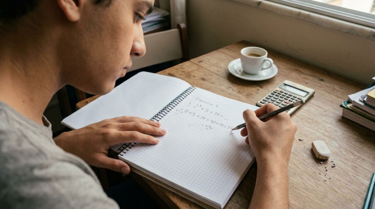 Faça o teste: resolva 5² + 3² × 2 mentalmente