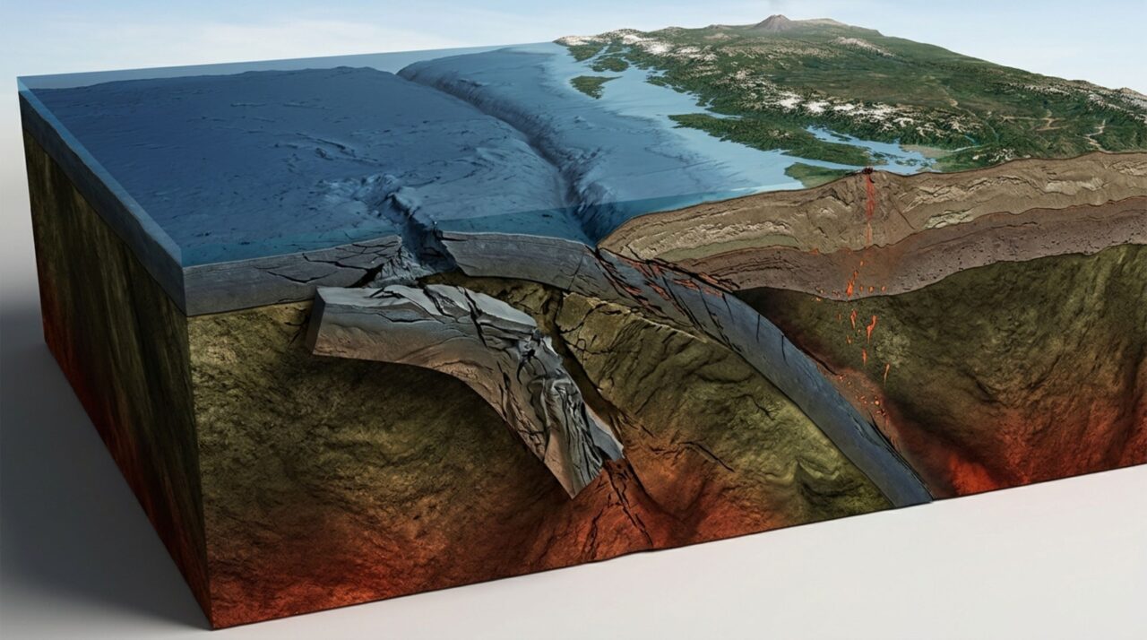 Fragmentação progressiva da placa oceânica revela como zonas de subducção podem se reorganizar durante milhões de anos
