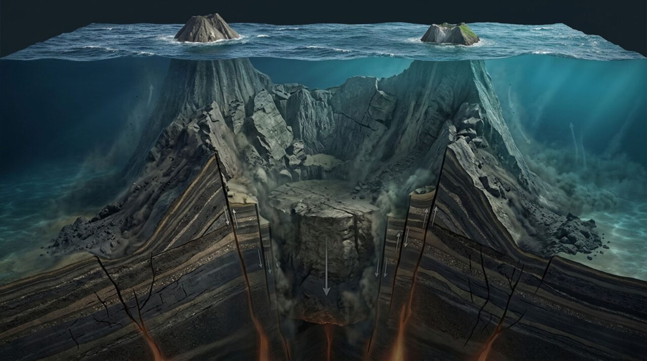 Colapso da caldeira submarina de Hunga Tonga pode ter contribuído decisivamente para a formação das ondas do tsunami