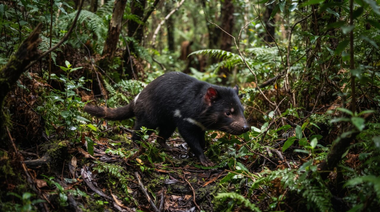 Conhecido como o triturador de ossos por sua mordida devastadora, o marsupial barulhento trava batalhas ferozes por carcaças na floresta