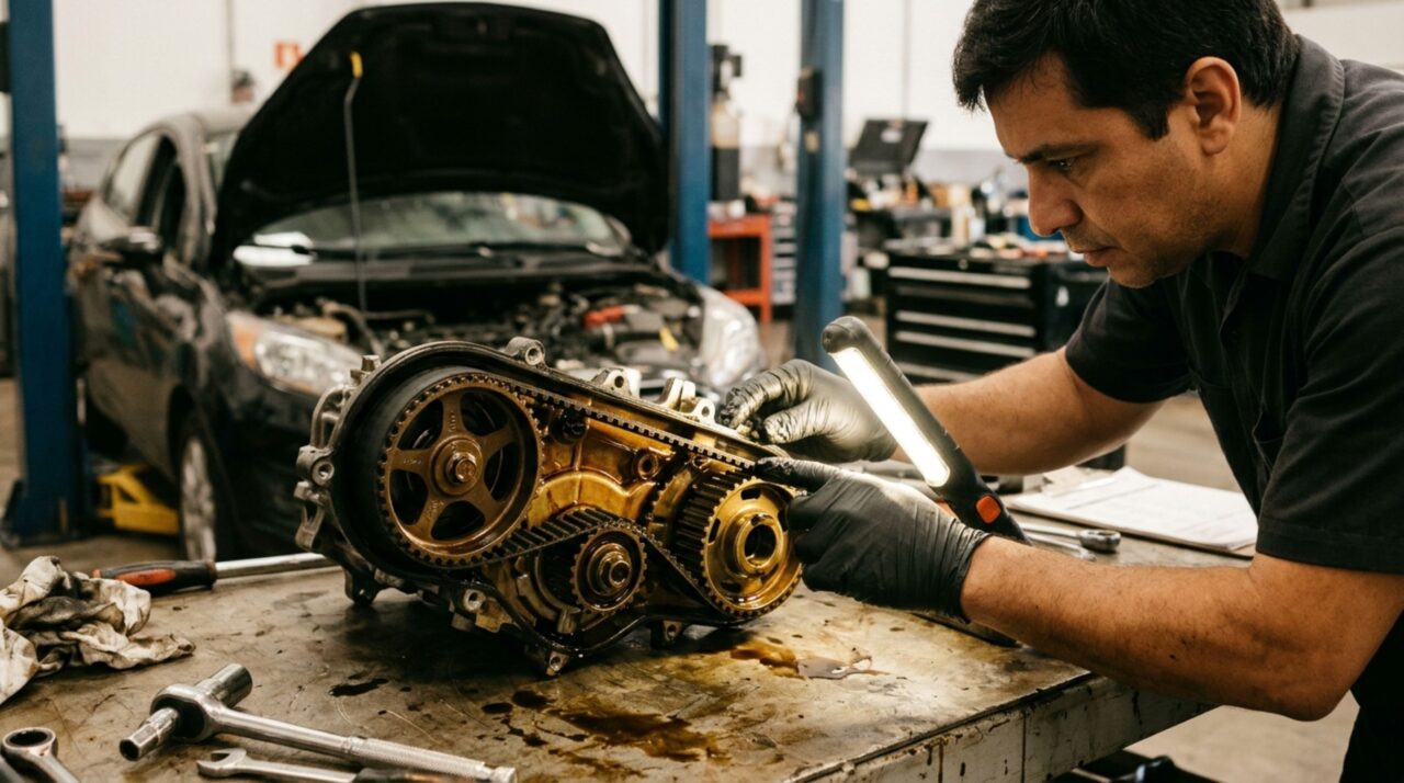 Dono de carro 1.0 turbo, troca o óleo por um mais barato, fora da especificação da montadora, e descobre que nesses motores a correia dentada trabalha mergulhada no óleo