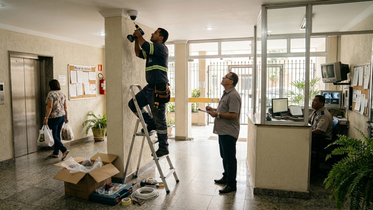 Família recebe cobrança pela instalação de equipamentos de segurança no prédio e descobre que incluir a despesa no boleto mensal não a transforma automaticamente em obrigação do inquilino