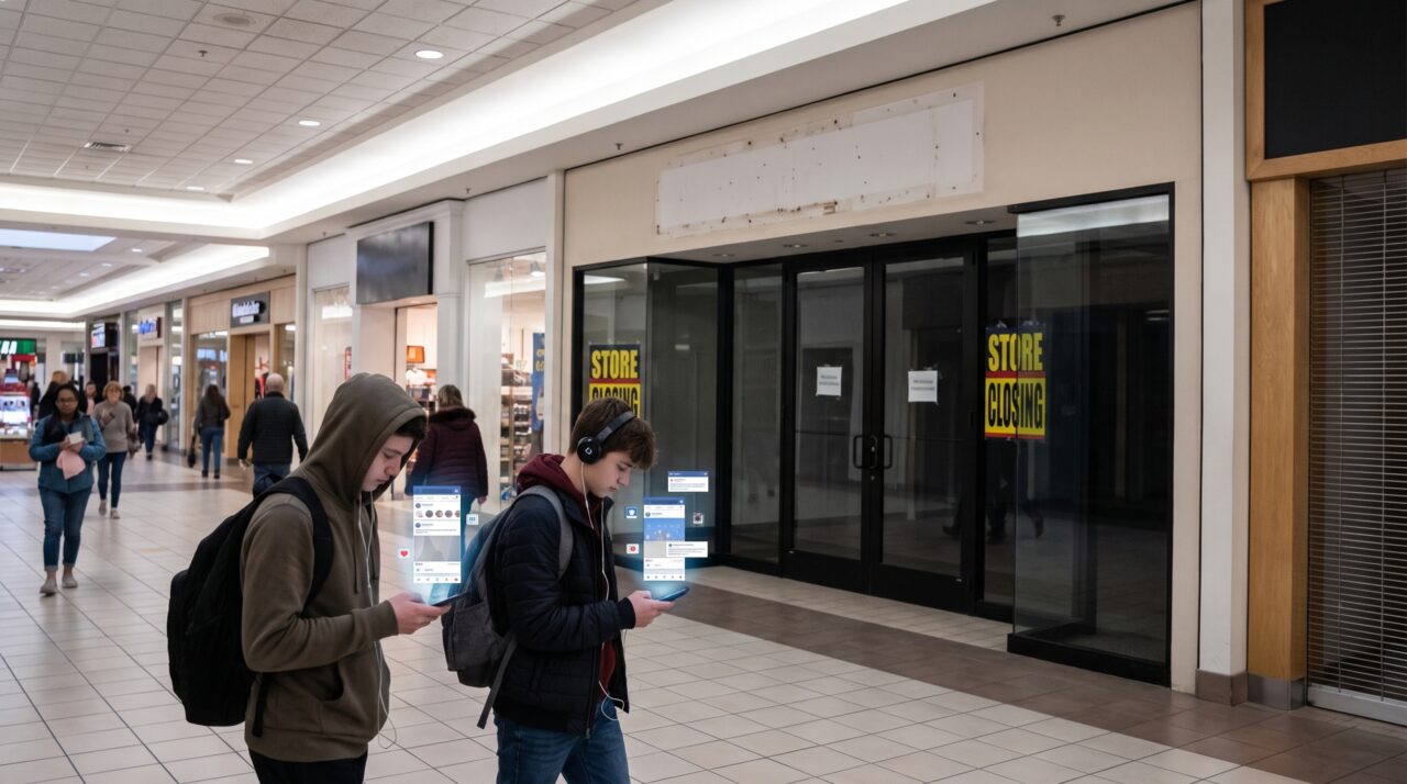 Depois de operar mais de 800 lojas de roupas para jovens, rede entra em falência e fecha inicialmente 154 unidades, porque queda no tráfego de shoppings, mudança de preferência dos clientes e disputa com fornecedor comprimiram a liquidez