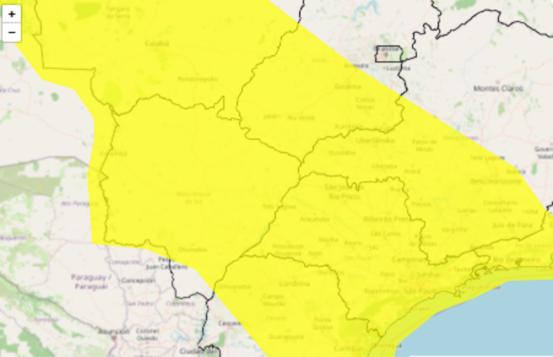 Tempestade coloca dezenas de regiões do Brasil em alerta nesta terça-feira, 6