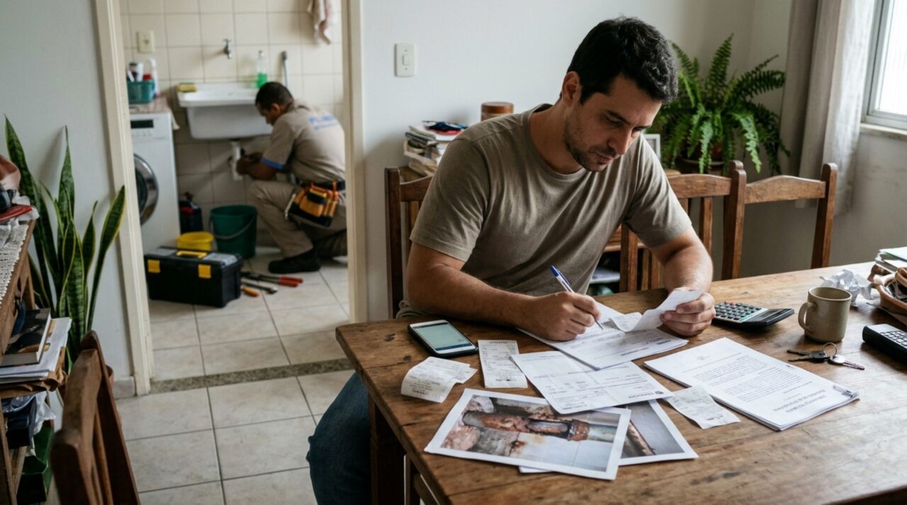 Fotografias, notas fiscais e comprovantes ajudam a demonstrar a necessidade dos reparos e fundamentar pedidos de indenização