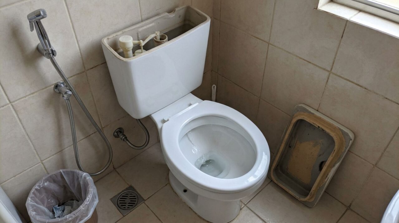 Encanadores revelam o que verificar quando a descarga do vaso sanitário começa a liberar água continuamente, mesmo sem ninguém apertar o botão, e faz a conta de água aumentar no fim do mês