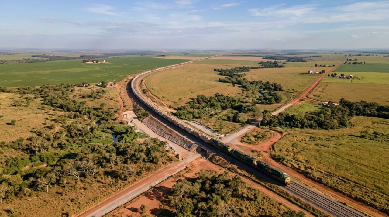 Uma ferrovia com 2.257 km conecta São Paulo ao Maranhão e transforma o Centro-Oeste em ponto de passagem para cargas rumo ao Arco Norte
