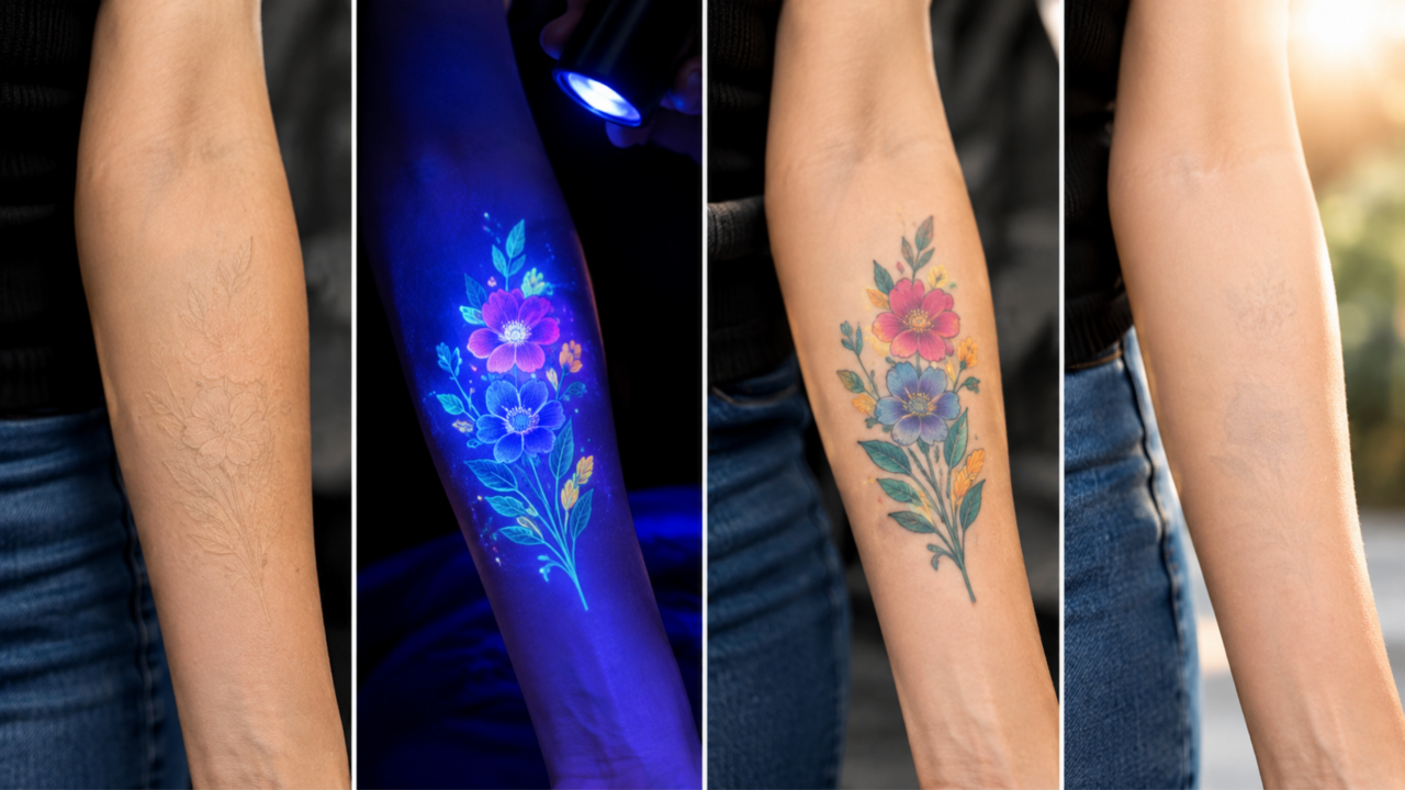 Cientistas criam tatuagem que ligada e a desligada com luz