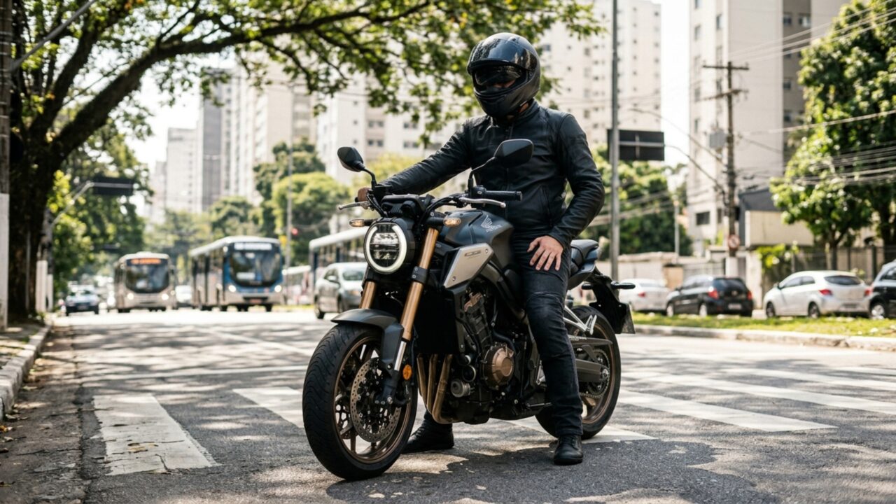 Três regulagens permitem escolher a sensação das trocas de marcha nesta moto de quatro cilindros que administra eletronicamente a embreagem sem eliminar o comando manual