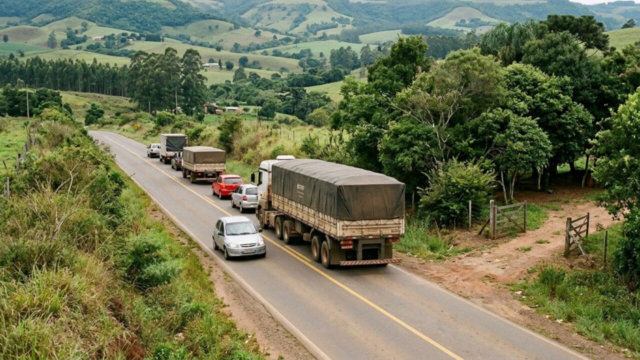 Uma rede de 409 km de estradas poderá receber 182 km de duplicações, 71 km de terceiras faixas e 37 novas passarelas em um projeto de R$ 6 bilhões que atravessa dezenas de cidades brasileiras
