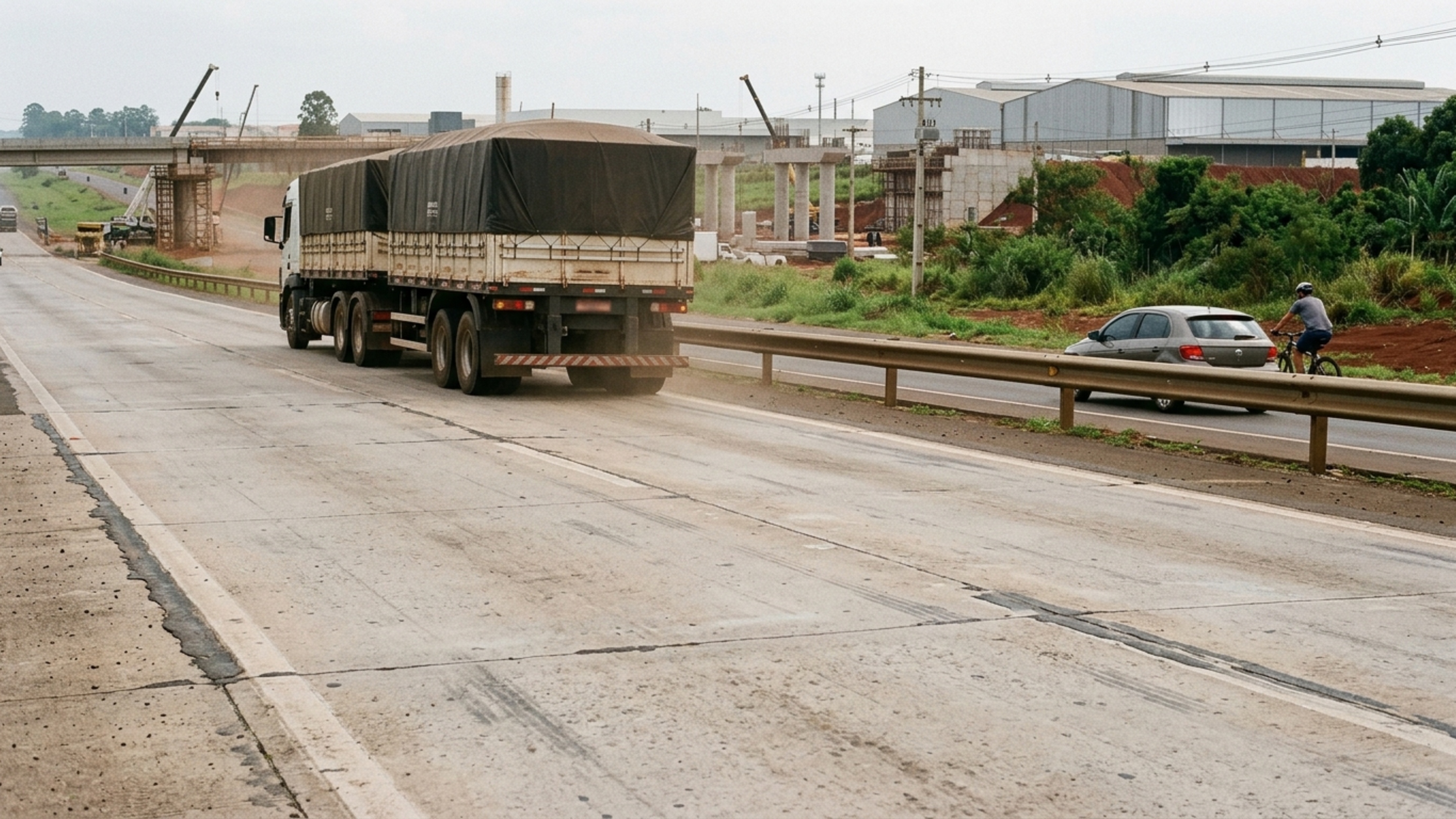 Uma obra de R$ 450 milhões prevê 17 viadutos, uma ponte e quase 12 km de pistas duplicadas para modificar o contorno rodoviário de uma das maiores cidades do Sul