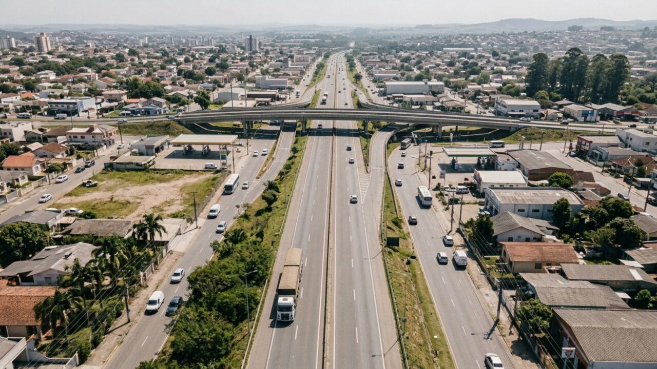 Megaobra rodoviária reúne 16 viadutos, três pontes, três passarelas e quase 15 km de novas pistas para transformar a travessia de uma das principais cidades do interior do Sul