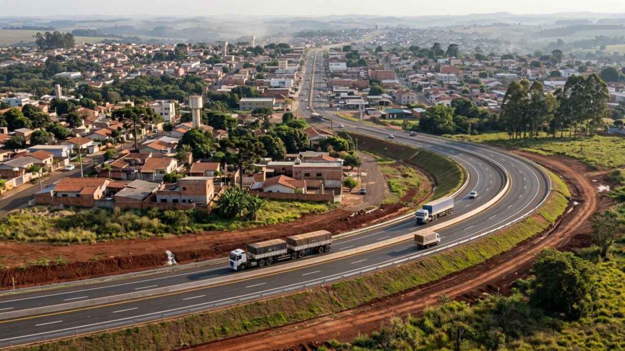 Com 74 passarelas, 232 km de duplicações e 87 km de faixas adicionais, projeto de R$ 18 bilhões vai transformar uma rede de 627 km de estradas em uma das regiões agrícolas mais importantes do Brasil