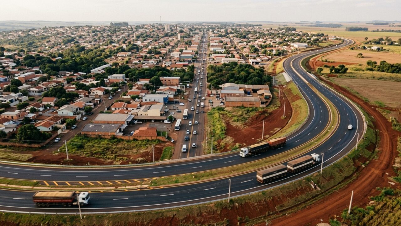 Uma rede rodoviária receberá 132 km de duplicações, 61 km de contornos e 22 passarelas em um projeto que também prevê 314 pontos de ônibus e novas estruturas em trechos de serra