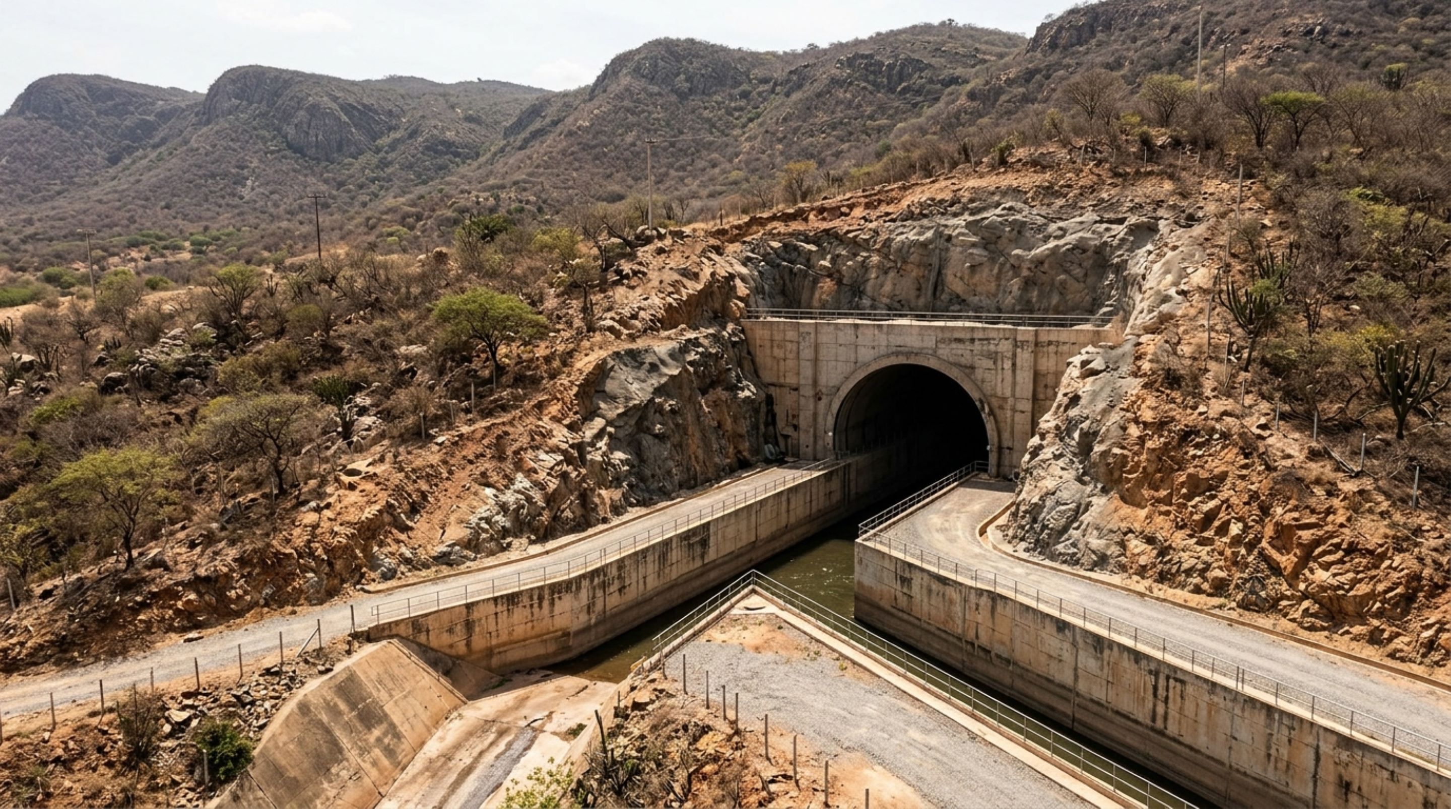 Água percorre 15 km por dentro de uma montanha neste túnel brasileiro considerado o maior da América Latina dedicado ao transporte hídrico