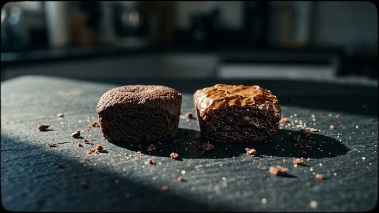 A casquinha brilhante do brownie não depende só do forno porque parte da diferença começa no açúcar dissolvido antes de assar