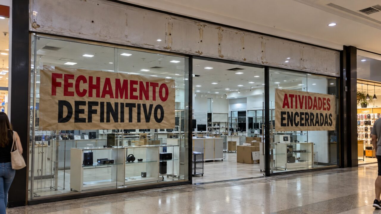 Uma história de quase 36 anos termina com o fechamento de todas as 31 lojas de uma tradicional rede de eletrônicos