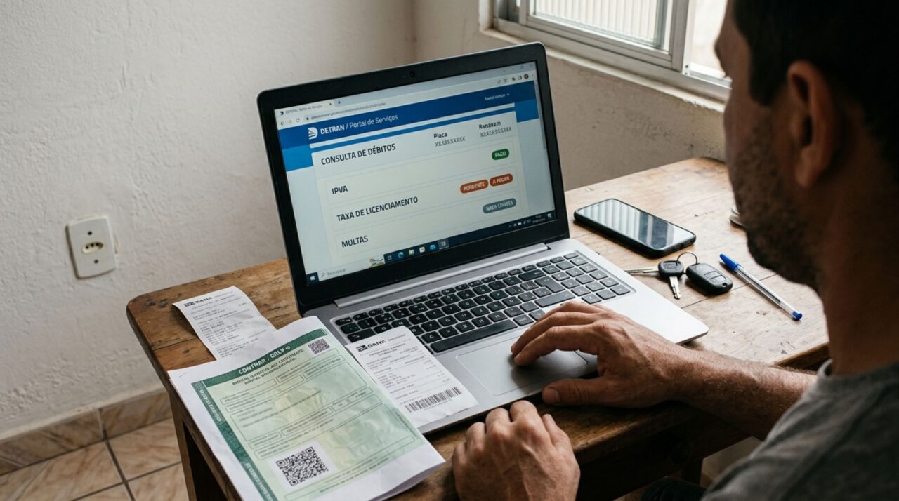Dono de carro paga o IPVA antes do vencimento, acredita que o veículo está totalmente regularizado e só percebe o licenciamento pendente ao tentar emitir o novo CRLV