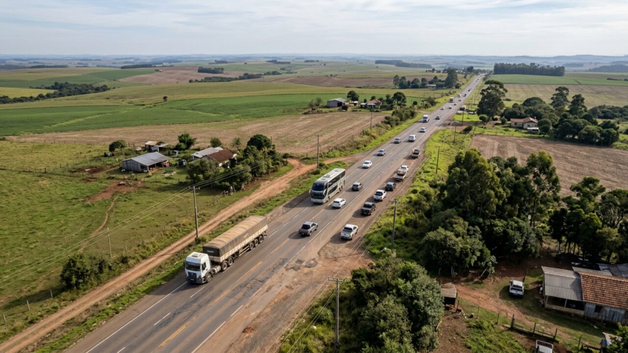 Mais de 200 km de uma importante rodovia serão duplicados em um projeto de R$ 2,7 bilhões que promete mudar o transporte entre 12 cidades e criar uma nova ligação de pistas duplas no interior brasileiro