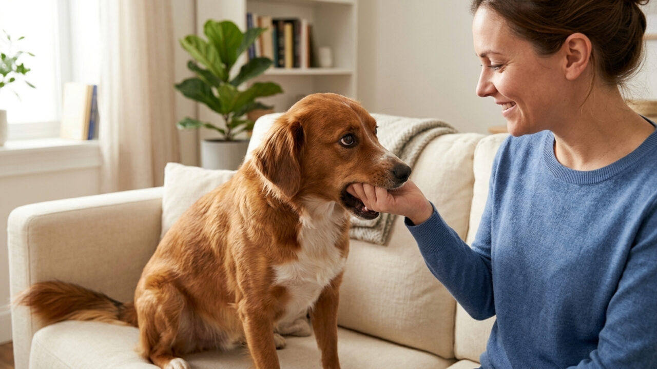 Veterinários revelaram sabe aquelas mordidinhas que seu cachorro dá em você, pode ser uma forma de comunicação