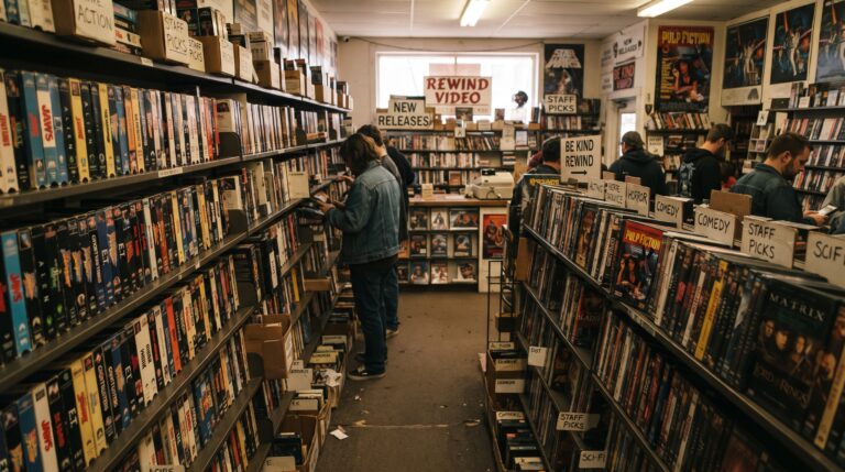A falência da Blockbuster e o fim das locadoras de vídeo no mercado de entretenimento.