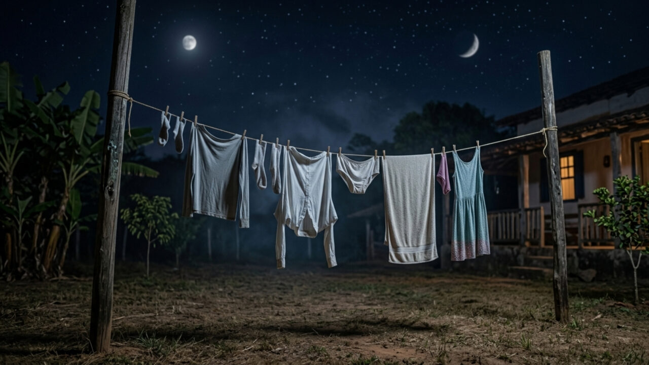 Você tem o hábito de deixar roupas no varal à noite? A origem da superstição assustadora por trás dessa prática