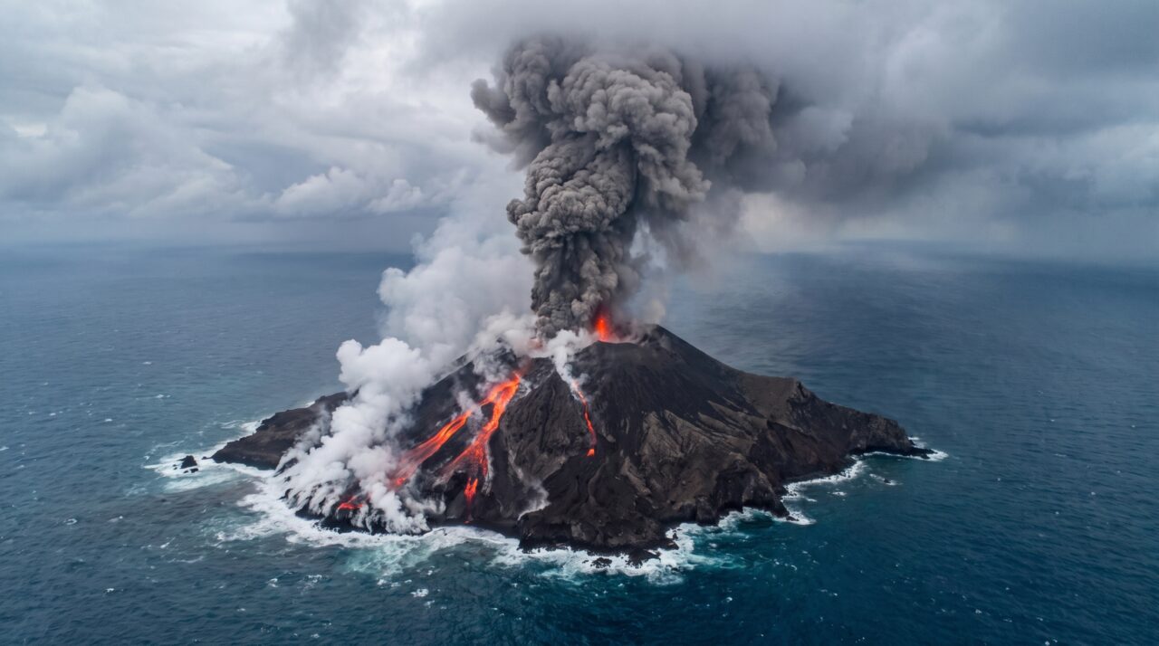 Vulcão Anak Krakatau explode por mais de 24 horas seguidas e uma nuvem de cinzas obriga oito aeroportos da Indonésia a parar milhares de voos de uma vez