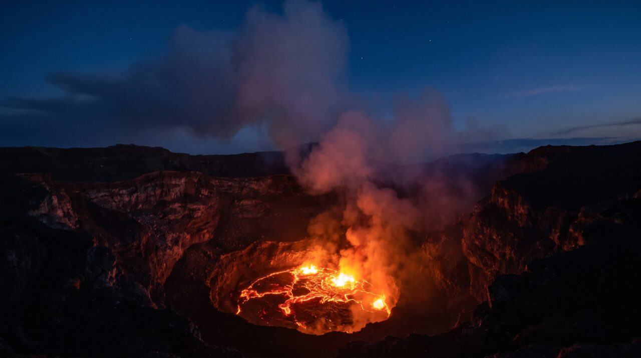 Dois reservatórios de magma estavam escondidos sob um vulcão visitado por turistas e cercado por quase dois milhões de pessoas