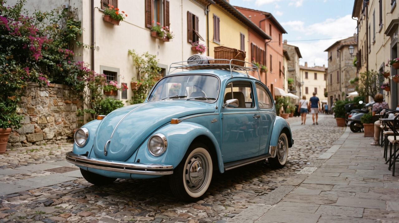 A história de sucesso do Volkswagen Fusca e seus recordes de vendas.