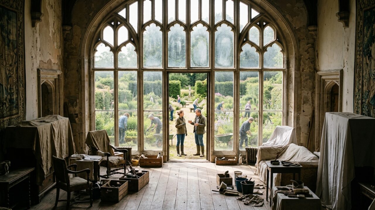 Uma família que vive em um castelo de 500 anos procura voluntários para ajudar na restauração da propriedade e oferece a experiência de morar entre construções históricas a menos de uma hora de Paris