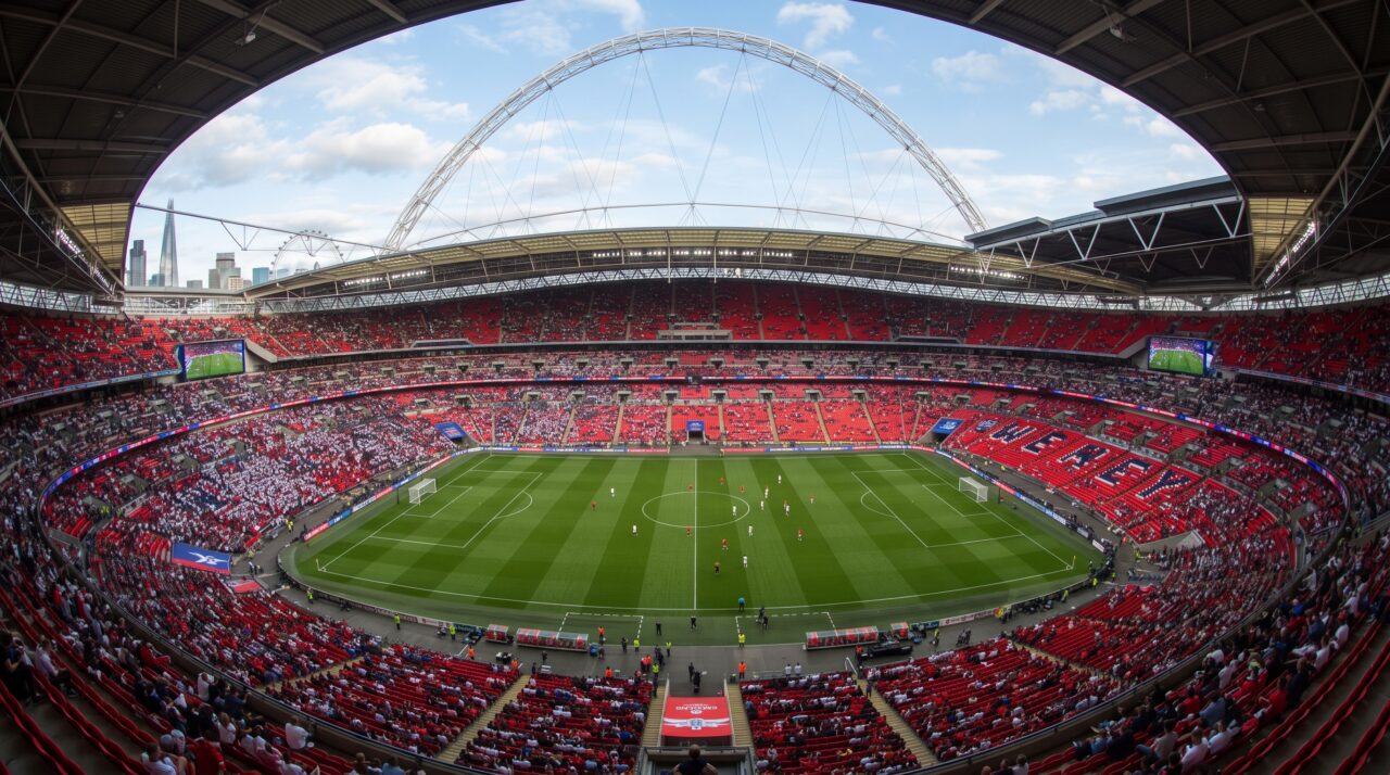 A engenharia do Estádio de Wembley e seu arco de 133 metros