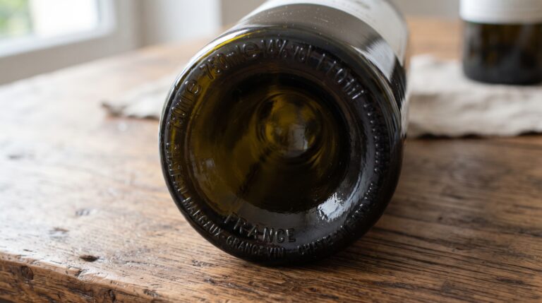 O significado do buraco no fundo das garrafas de vinho