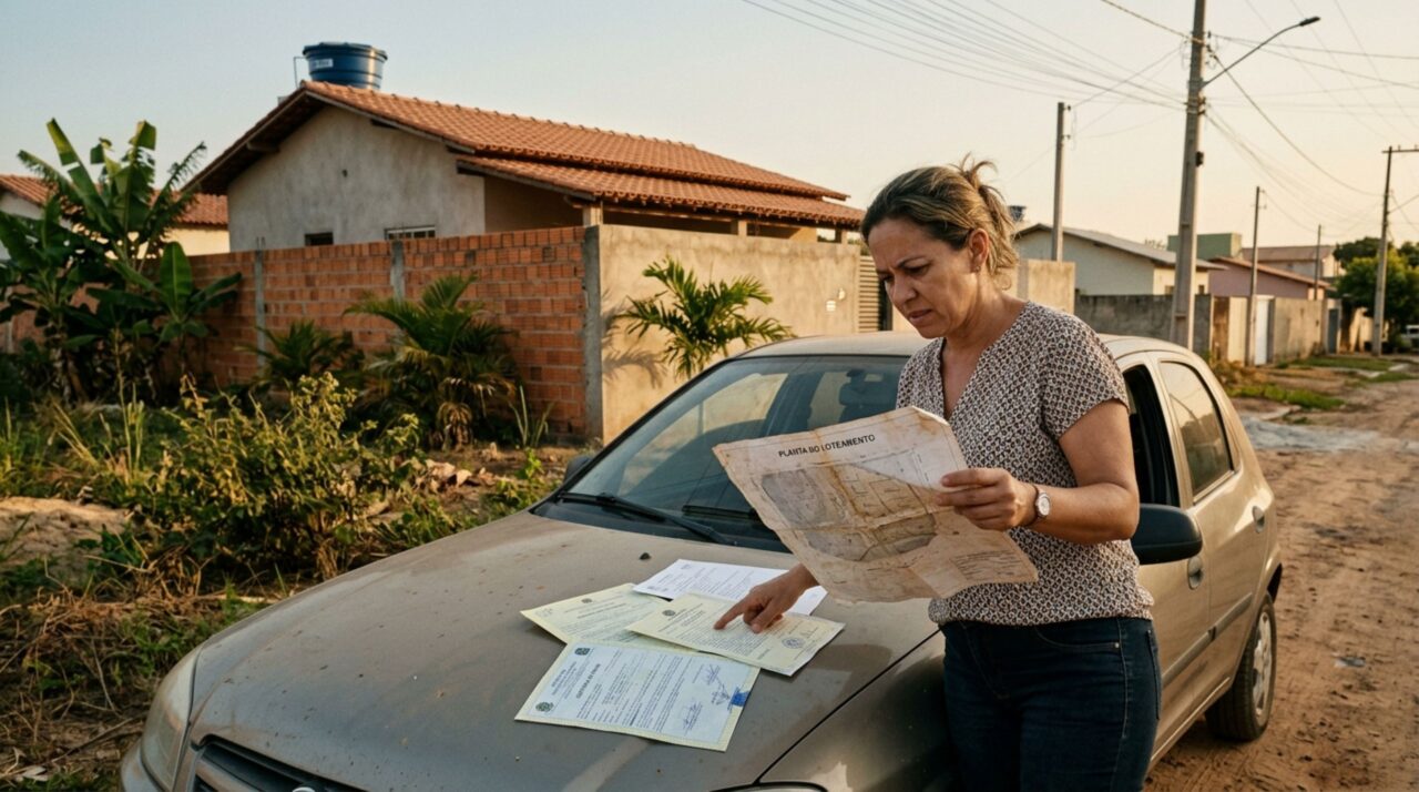 Mulher constrói casa usando a planta entregue pelo corretor e descobre, ao averbar a obra, que o desenho apresentado corresponde a uma versão antiga da divisão dos terrenos