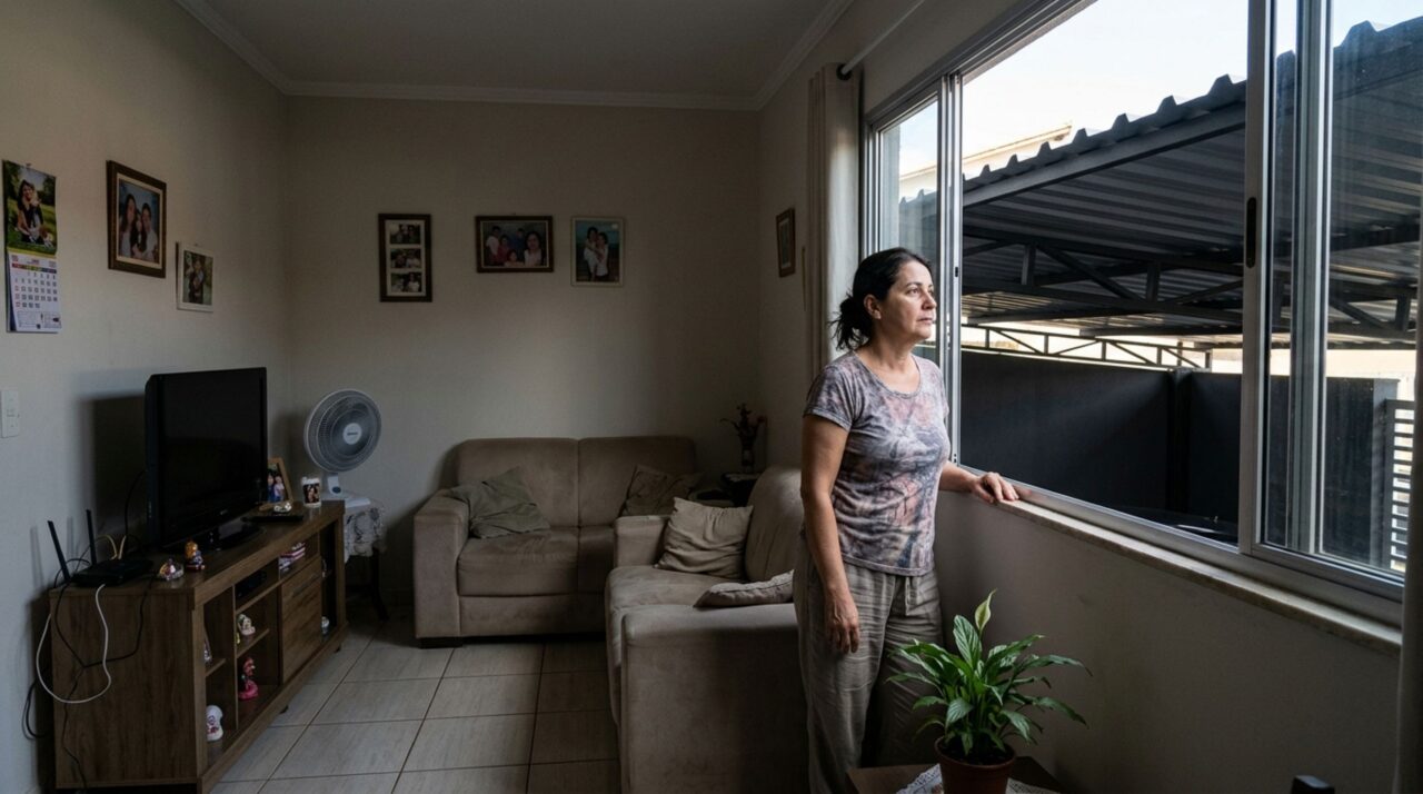 Vizinho constrói uma cobertura sobre a garagem para proteger os carros da chuva, e família ao lado percebe que a sala deixa de receber luz natural durante boa parte do dia