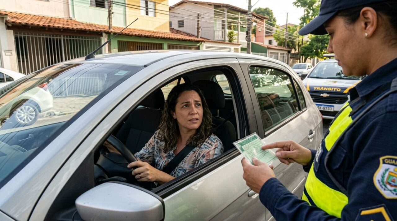Mulher deixa os óculos em casa porque consegue enxergar bem durante o dia, é parada em uma blitz e descobre por que a observação registrada na CNH também vale para trajetos curtos
