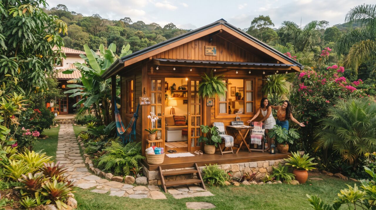 Custo e planejamento para montar uma tiny house de 20 m² no quintal para aluguel de temporada