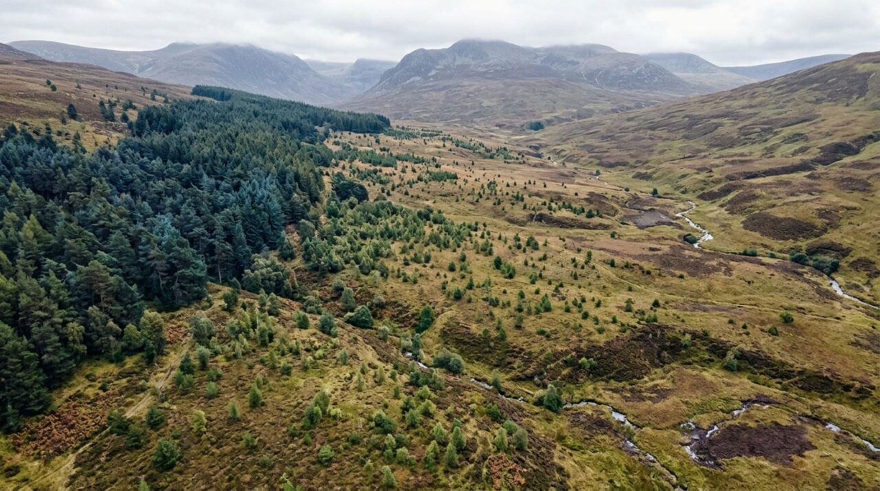 Seis milhões de árvores apareceram quando um avião disparou lasers sobre a Escócia: mapa 3D mostra floresta nativa voltando sem plantio em grande escala