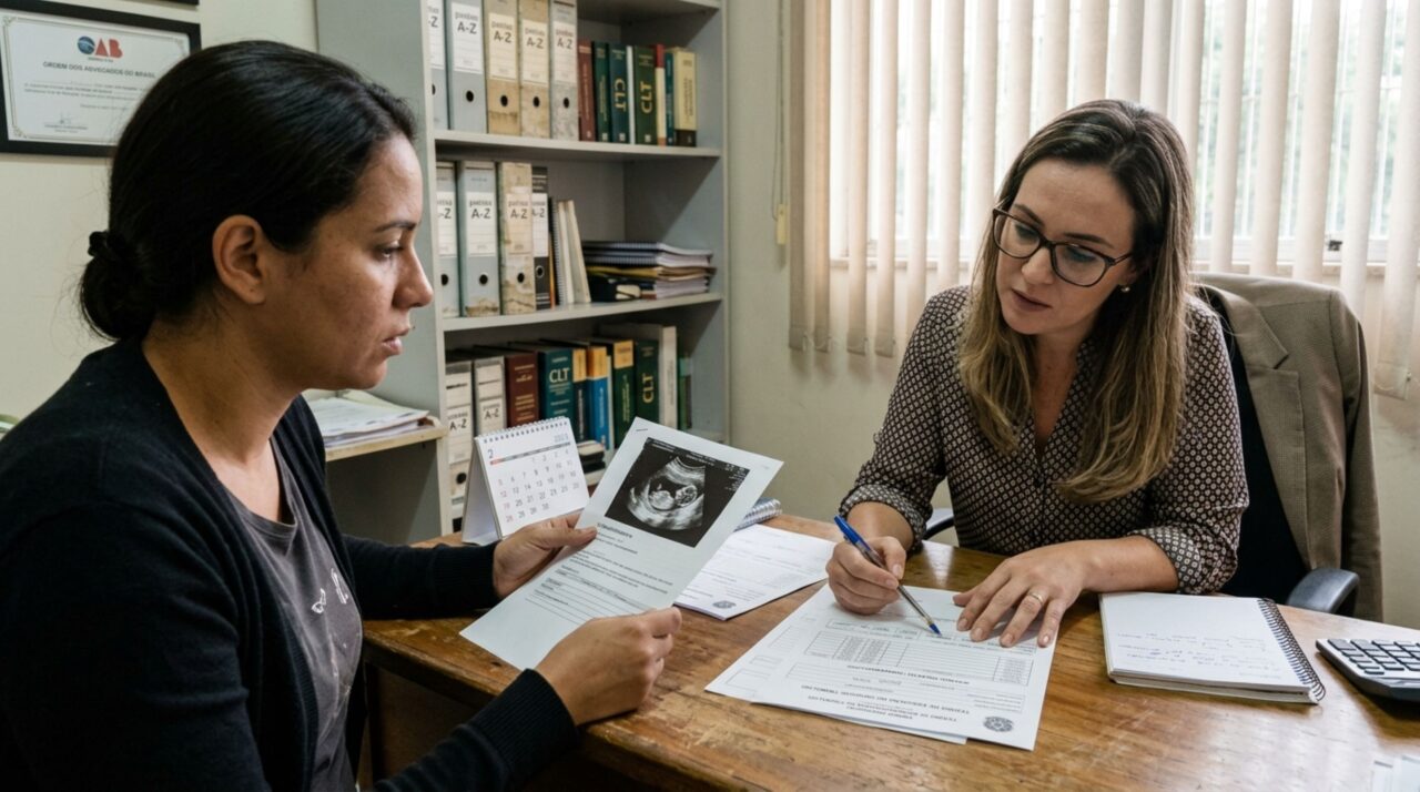 Mulher é demitida, recebe o aviso-prévio indenizado e descobre a gravidez dias depois, levantando a dúvida sobre como a data de início da gestação pode mudar a análise da dispensa