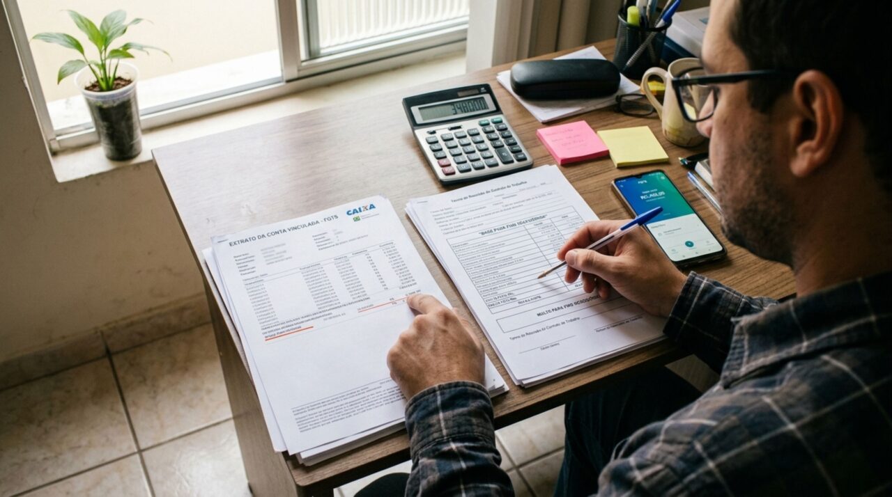 Trabalhador usa parte do FGTS na compra da casa, é demitido anos depois e descobre por que a multa de 40% não deve ser conferida apenas pelo saldo que aparece no aplicativo