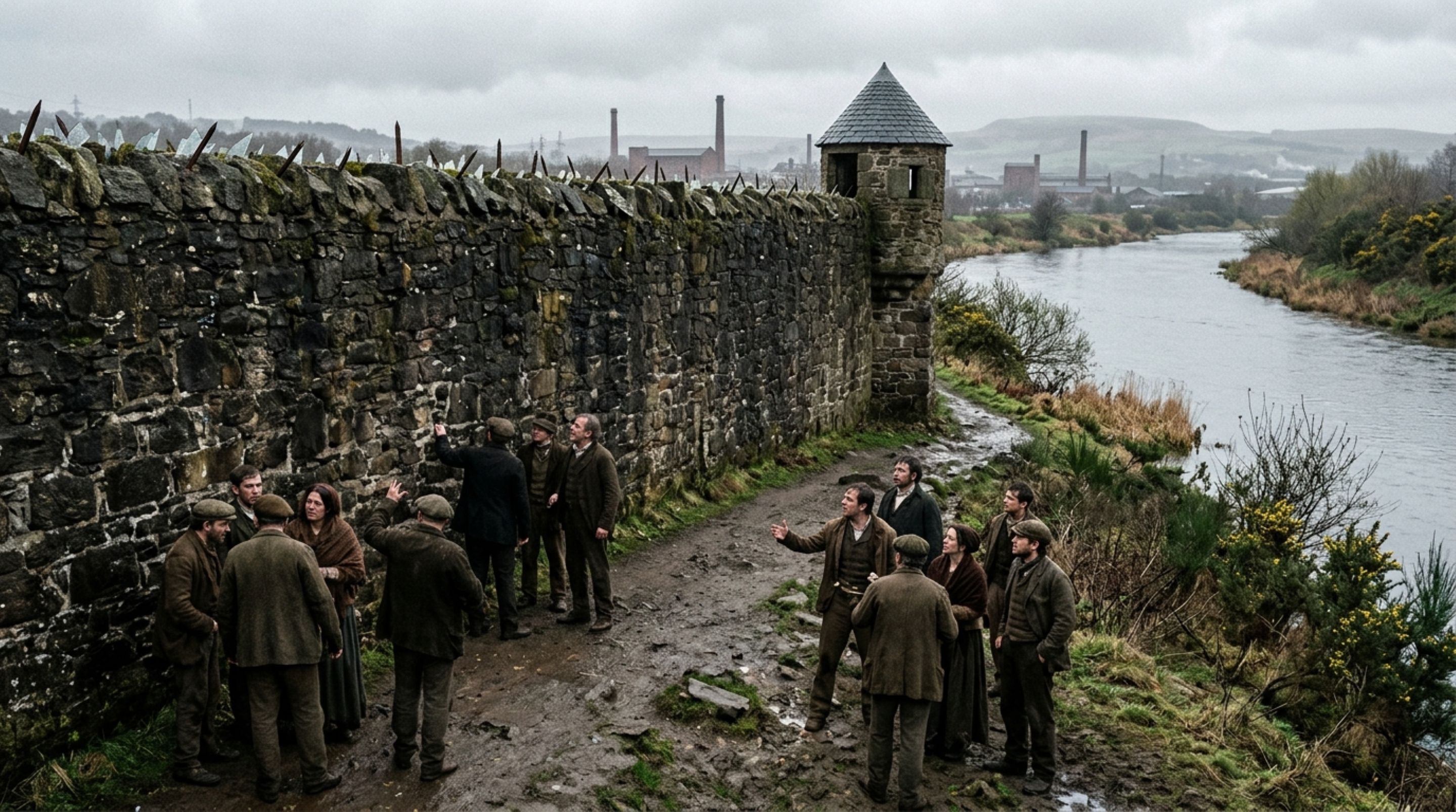 Uma vala esquecida sob Glasgow reapareceu durante escavações e pode redesenhar o mapa de uma antiga fronteira local
