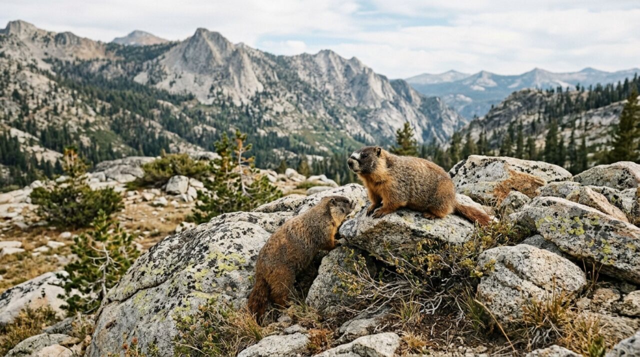 Após 18 dias de cuidados, as duas marmotas foram devolvidas às montanhas próximas ao lago Tahoe