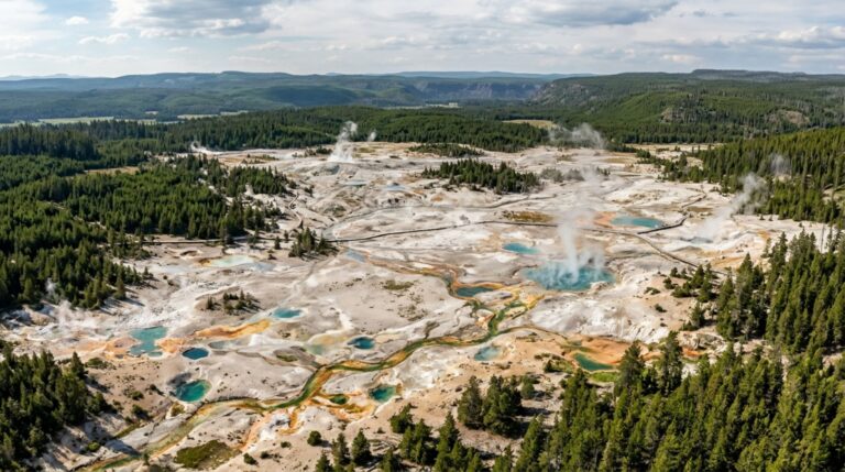 Região de Norris, em Yellowstone, voltou a apresentar elevação do terreno em 2025, sem indicar aumento do risco de erupção