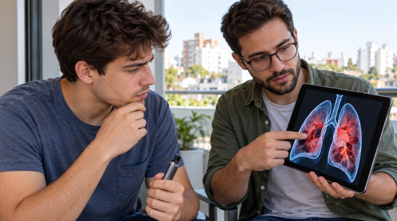 Poucos dias de cigarro eletrônico já bastam para danificar células do pulmão, aponta estudo