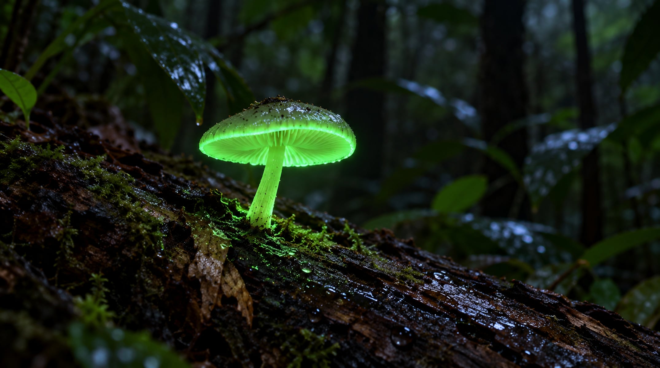 Enzimas, oxigênio e moléculas ligadas ao ácido cafeico participam da emissão de luz dos fungos