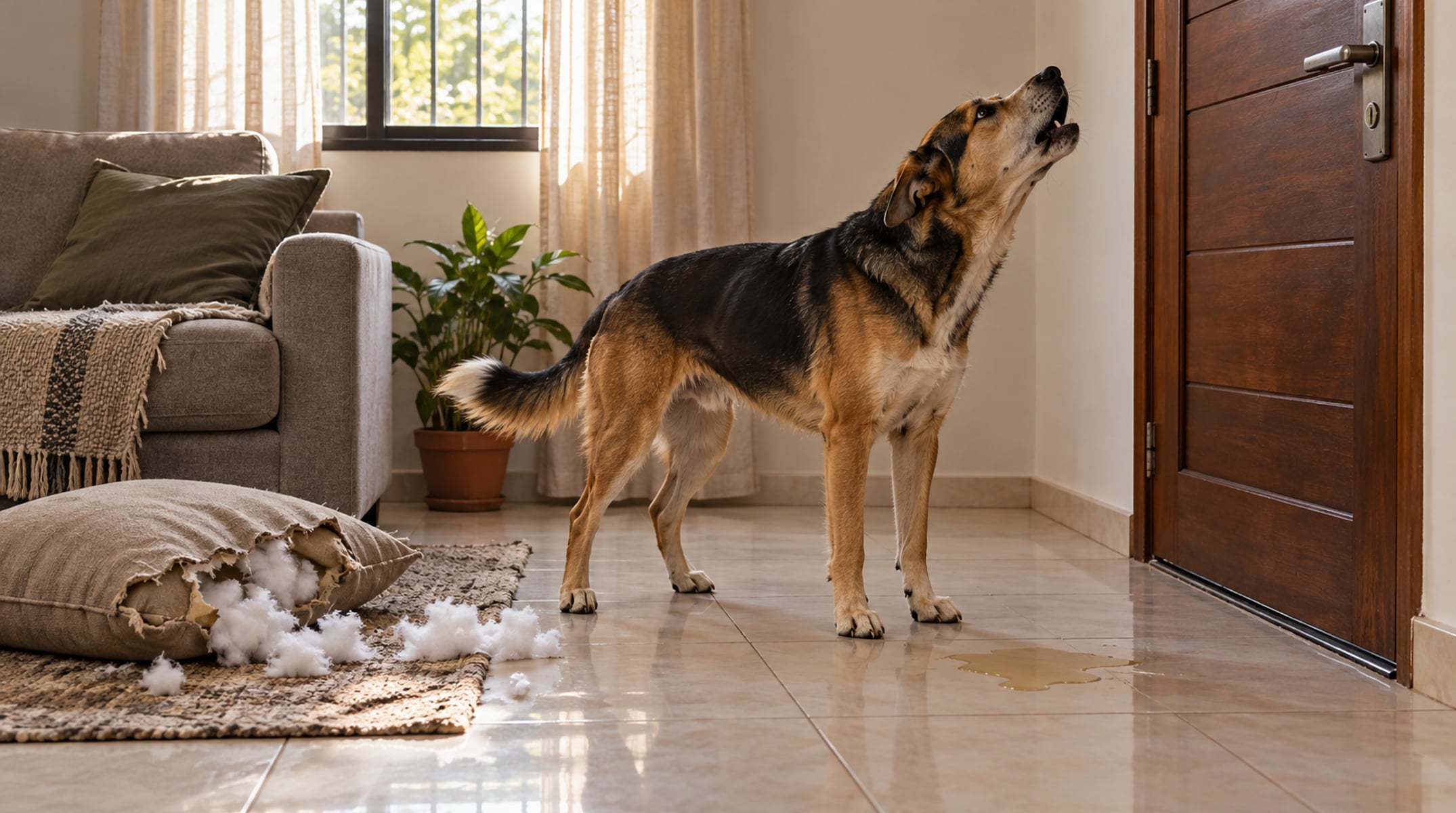 Em estudo com 75 cães, 68% apresentaram sinais de ansiedade de separação e o latido excessivo foi o mais comum