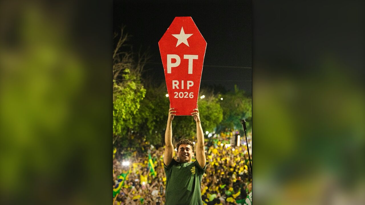 Crusoé: Nikolas levanta caixão do PT em Manaus