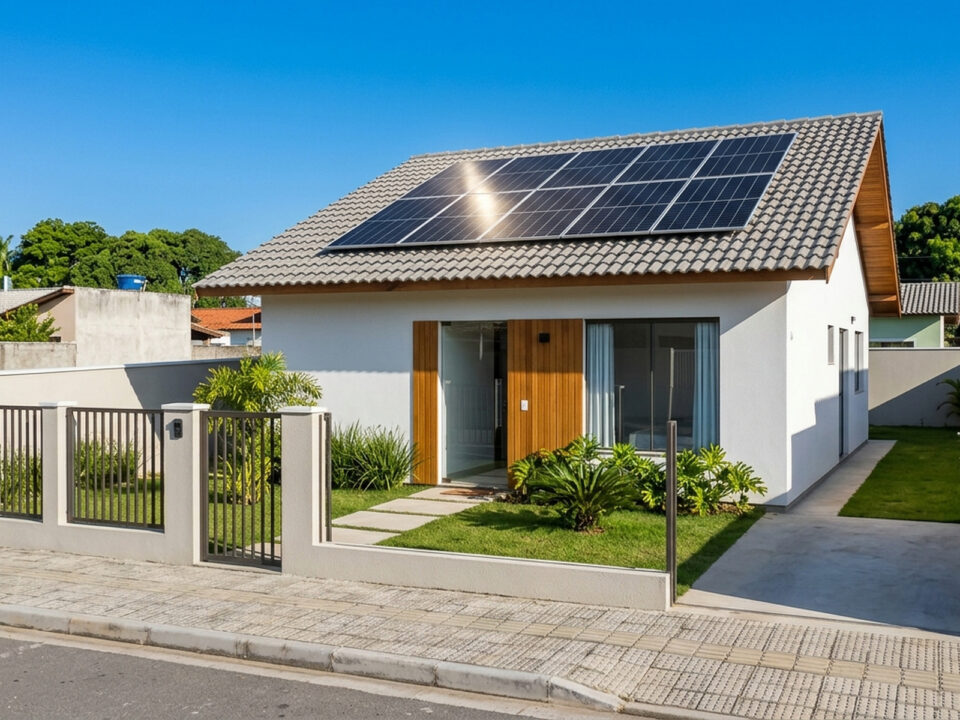 Mulher investe R$ 35 mil para transformar o telhado de casa em uma pequena usina solar, descobre quanto pode economizar na conta de luz e como aproveitar os créditos da energia excedente