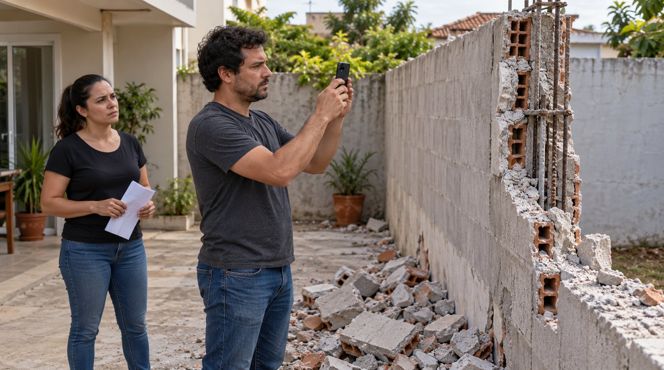 Fotos, vídeos e mensagens do trecho demolido ajudam a comprovar o que aconteceu antes de qualquer conserto